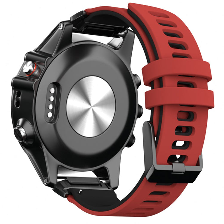 Mega Reliable Garmin Smartwatch Silicone Universel Strap - Red#serie_4