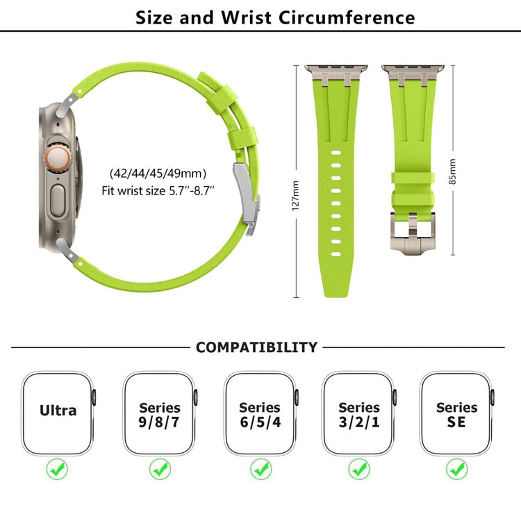 Comfortable Apple Smartwatch Silicone Universel Strap - Green#serie_5