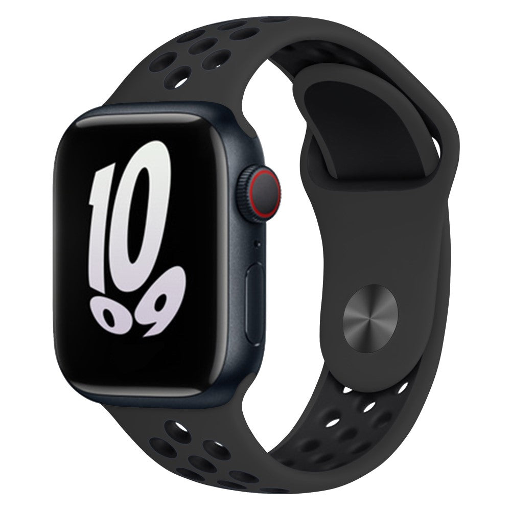 Very Durable Apple Smartwatch Silicone Universel Strap - Black#serie_6