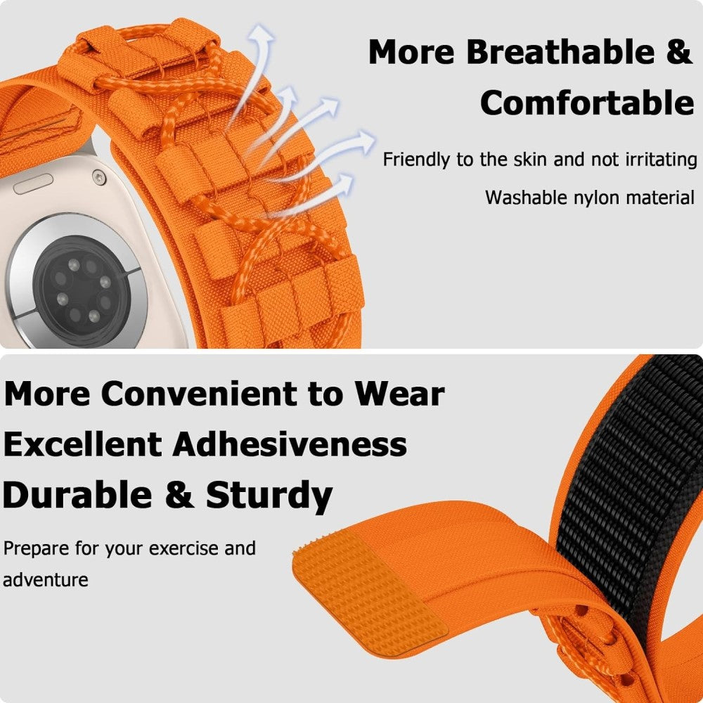 Incredibly Sweet Apple Smartwatch Nylon Universel Strap - Orange#serie_2