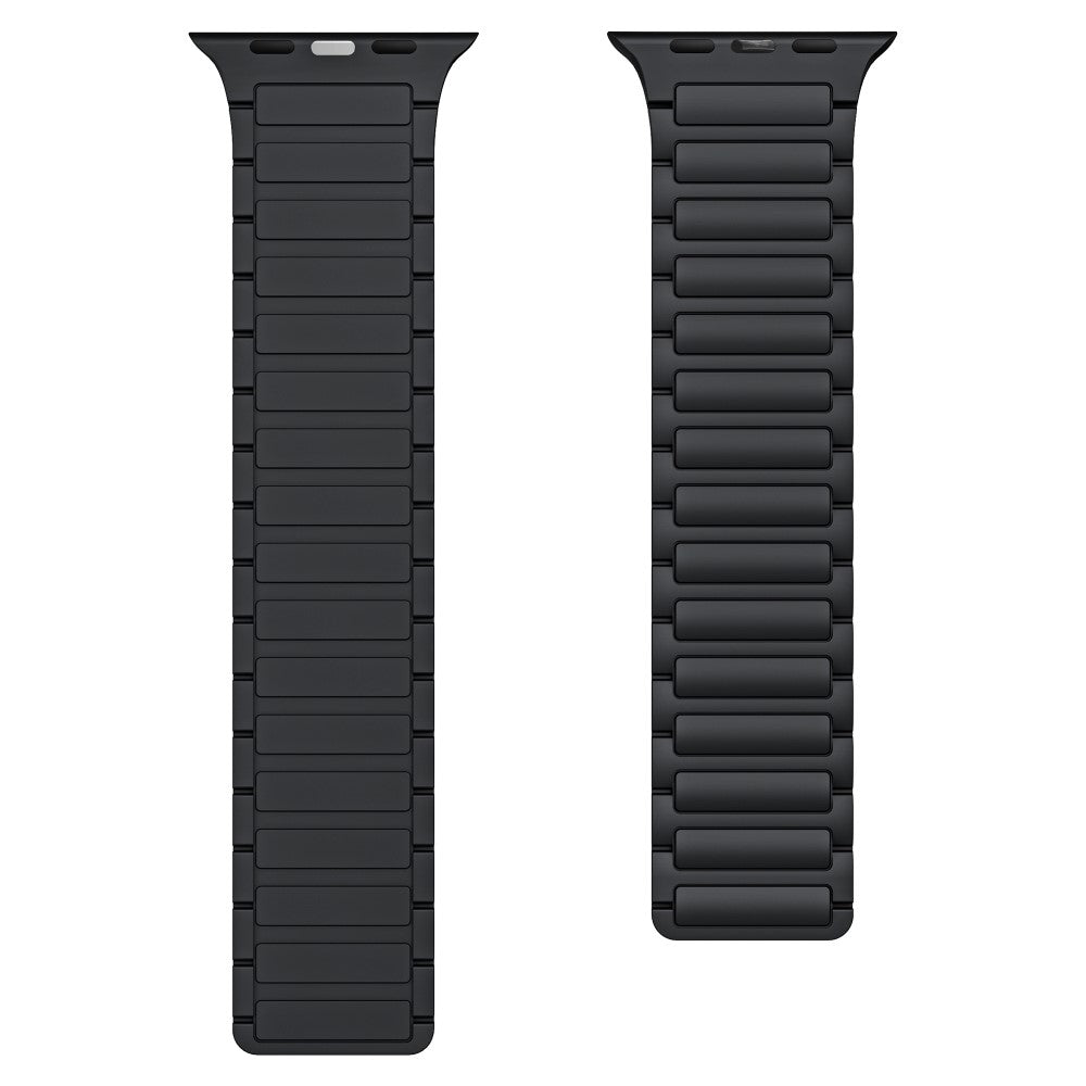 Super Agreeable Apple Smartwatch Silicone Universel Strap - Black#serie_4