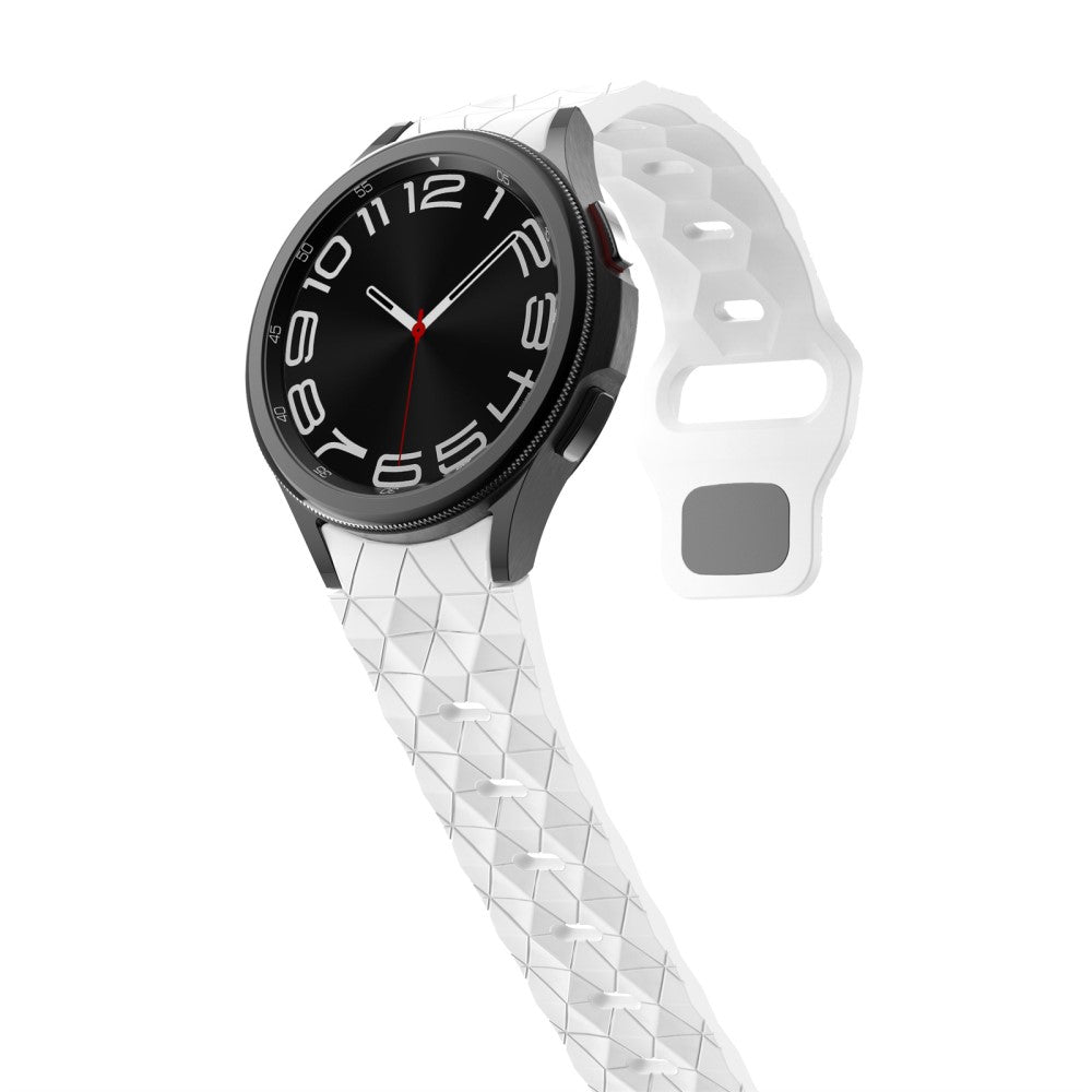 Very Beautiful Samsung Smartwatch Silicone Universel Strap - White#serie_3