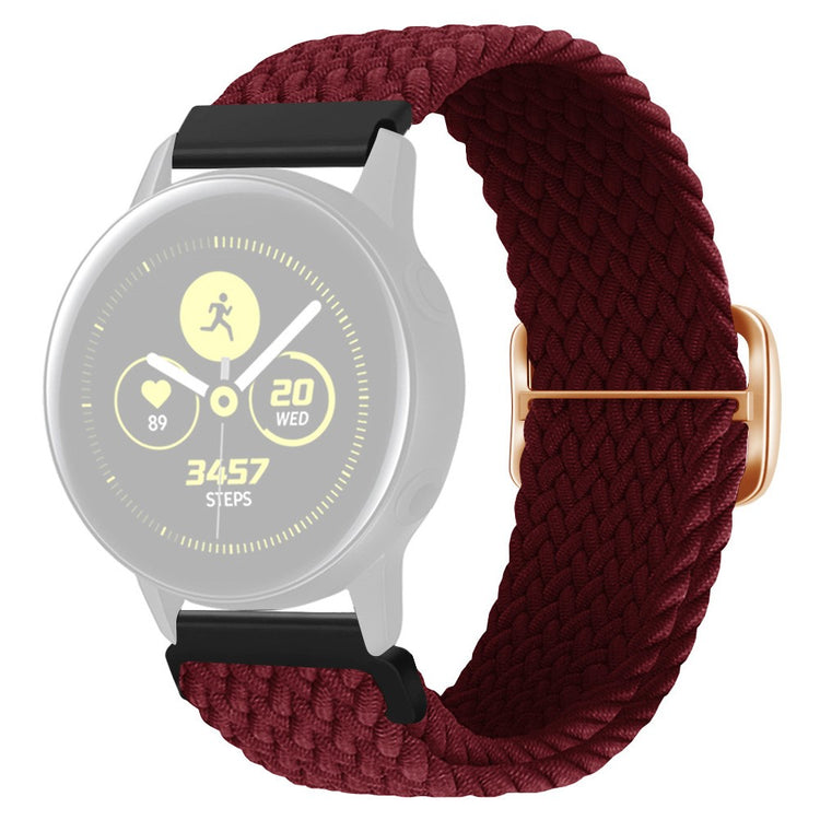 Absolutely Stylish Samsung Smartwatch Nylon Universel Strap - Red#serie_10