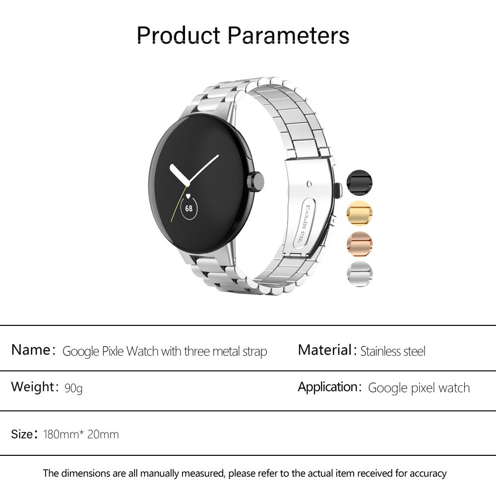 Classic Google Pixel Watch 2 Metal Strap - Black#serie_4