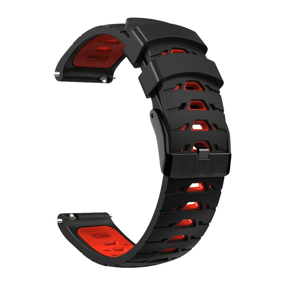 Incredibly Pleasant Smartwatch Silicone Universel Strap - Red#serie_5