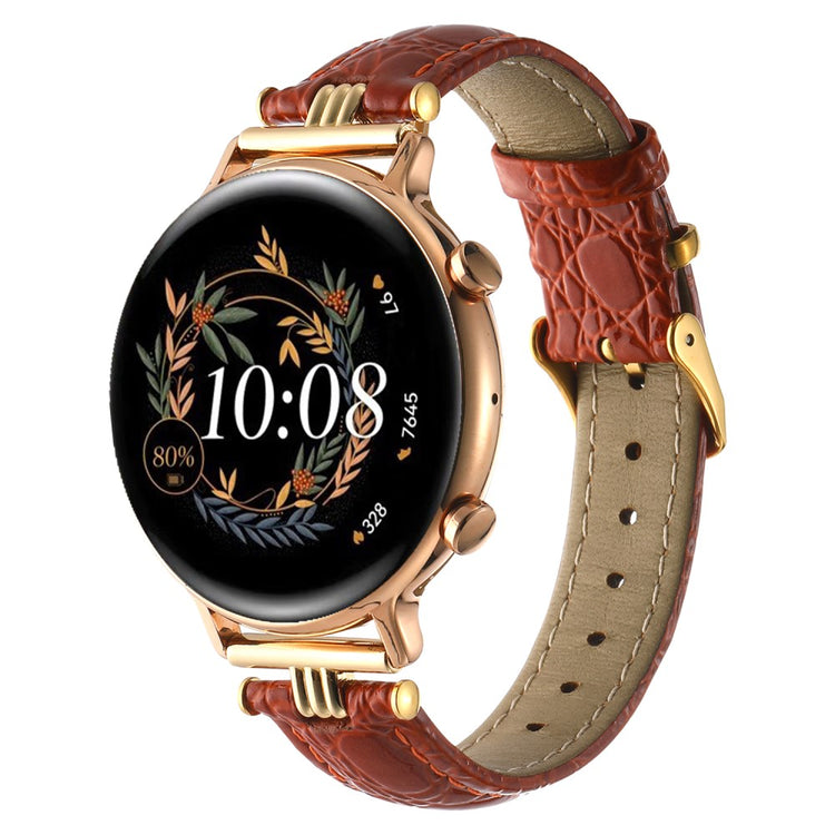 Super Agreeable Smartwatch Pu Leather Universel Strap - Brown#serie_4