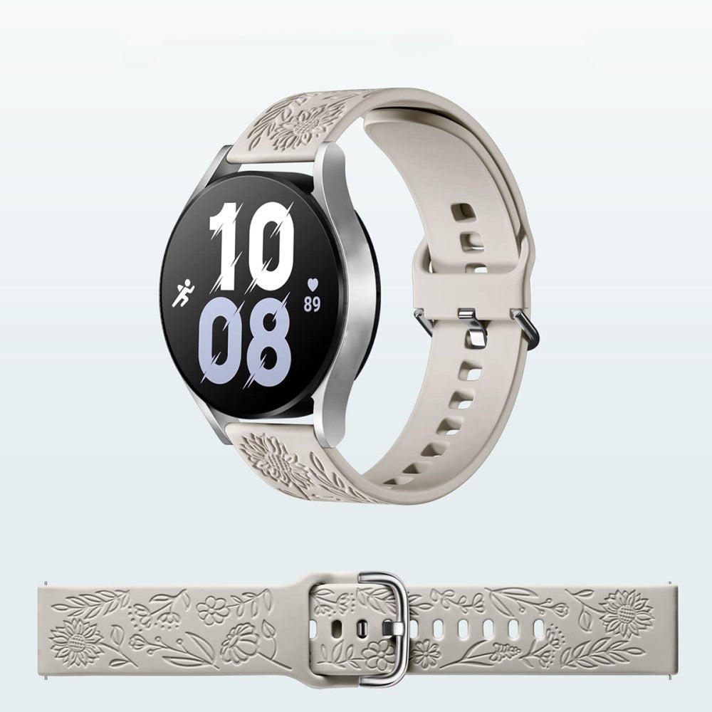 Mega Sweet Smartwatch Silicone Universel Strap - Silver#serie_4