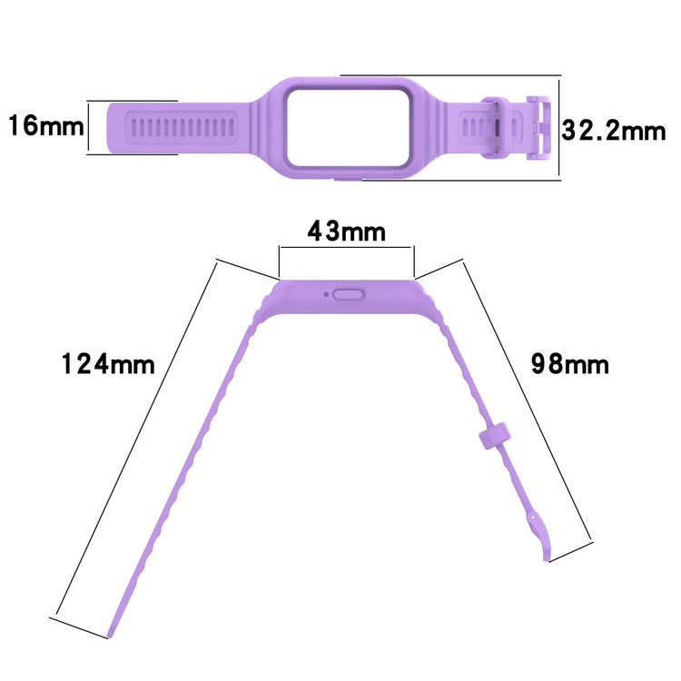 Super Nice Samsung Galaxy Fit 3 Silicone Strap - Purple#serie_1