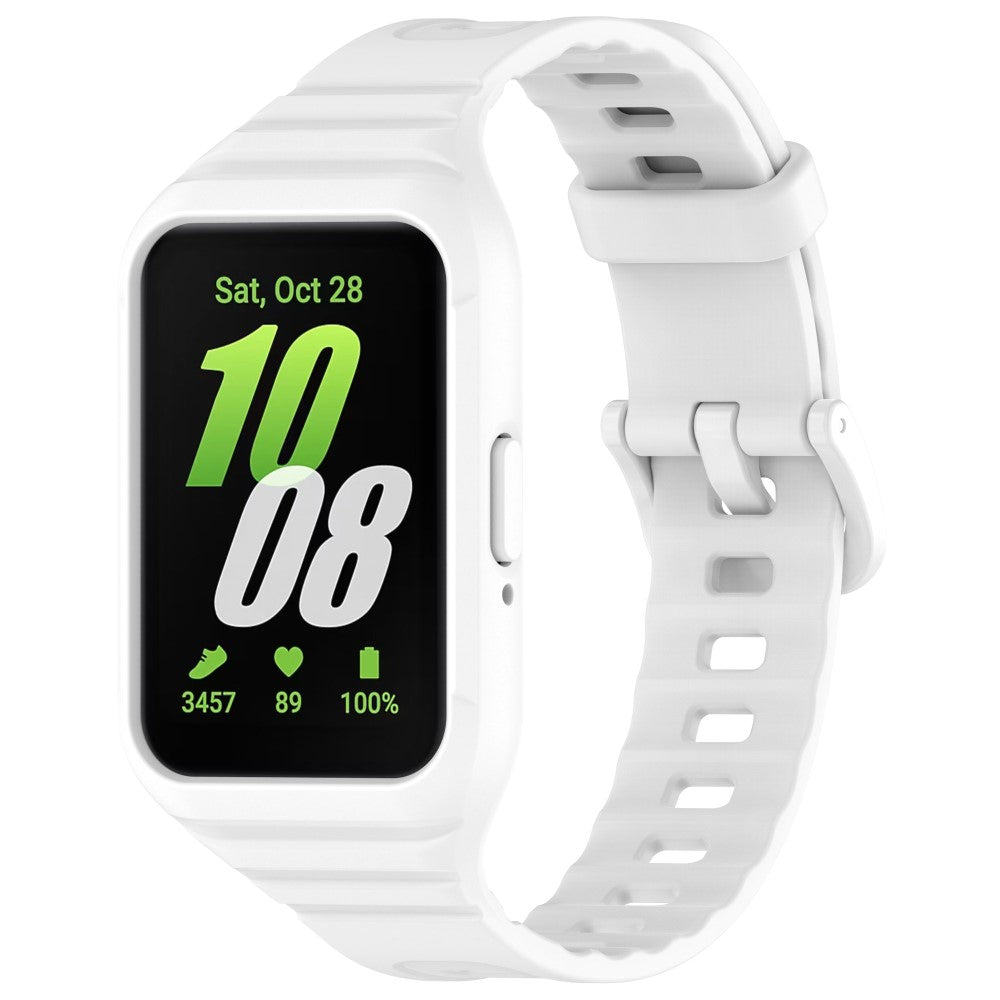 Exquisite Samsung Galaxy Fit 3 Silicone Strap - White#serie_4