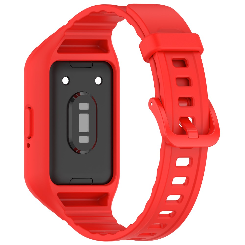 Super Nice Samsung Galaxy Fit 3 Silicone Strap - Red#serie_6