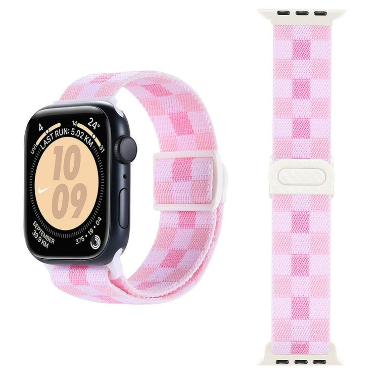 Super Stylish Apple Smartwatch Nylon Universel Strap - Pink#serie_3