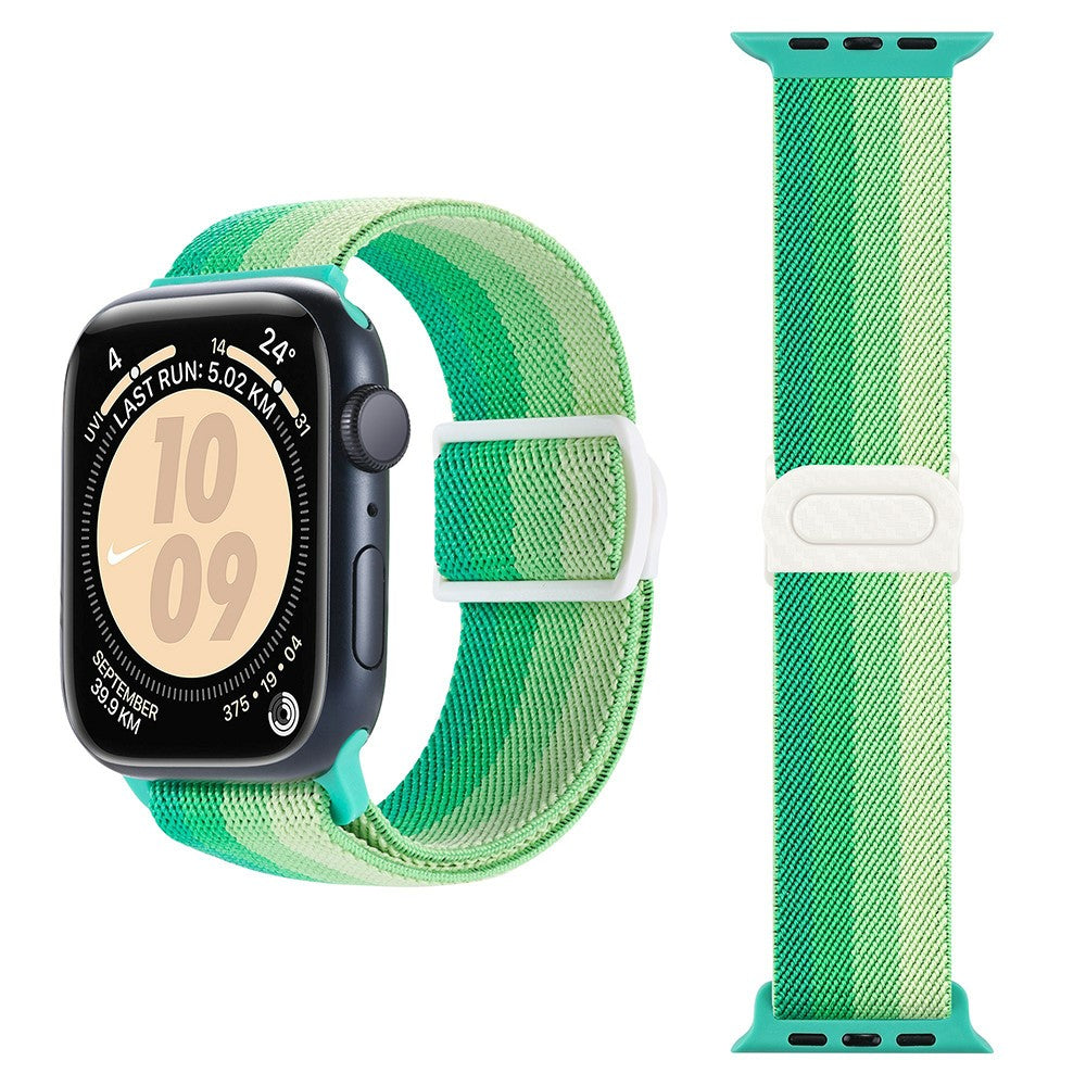 Incredibly Pleasant Apple Smartwatch Nylon Universel Strap - Green#serie_1