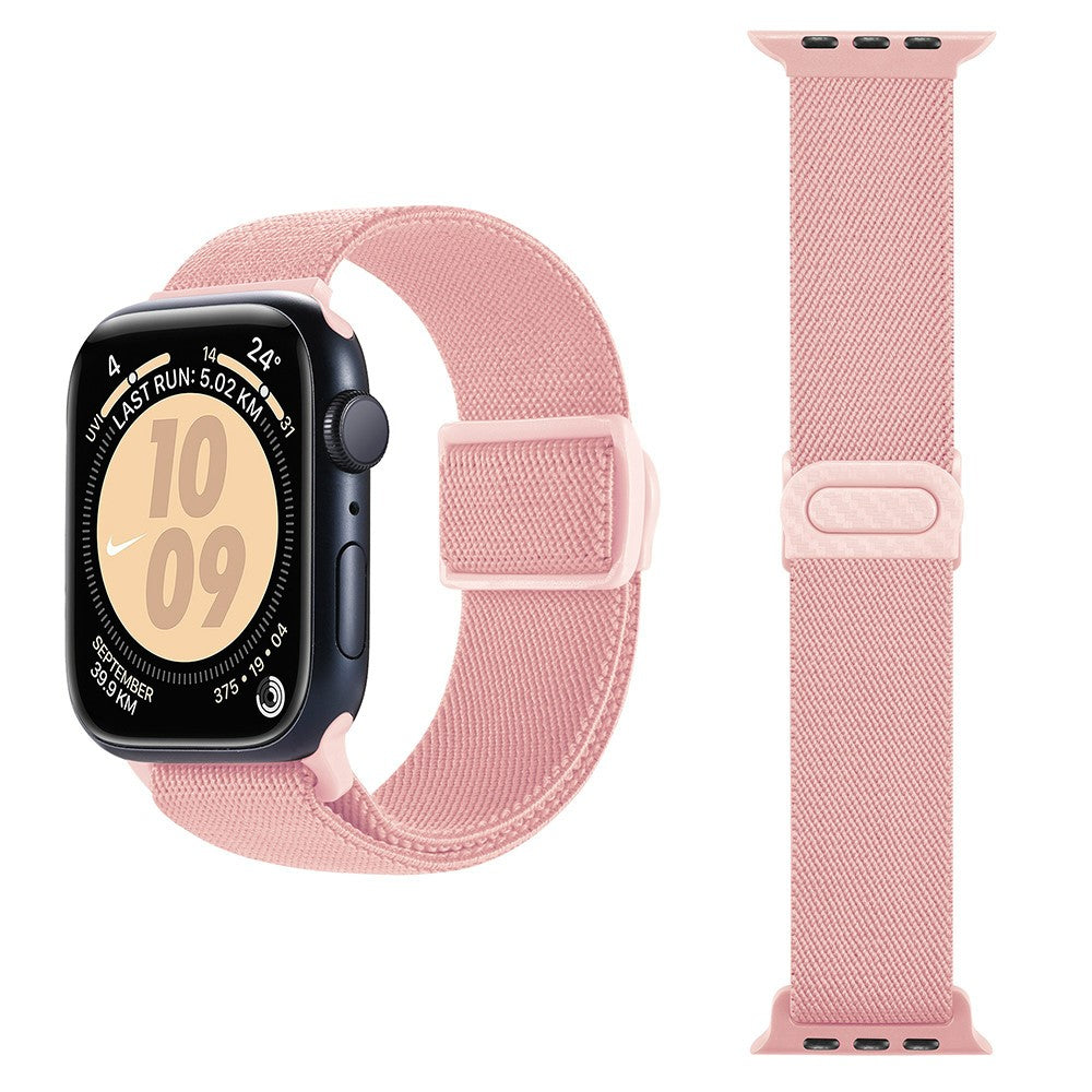 Incredibly Pleasant Apple Smartwatch Nylon Universel Strap - Pink#serie_2