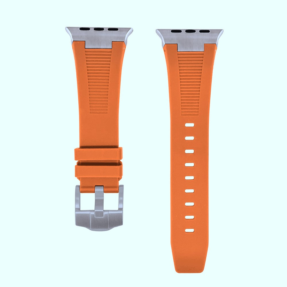 Remarkably Neat Apple Smartwatch Silicone Universel Strap - Orange#serie_6