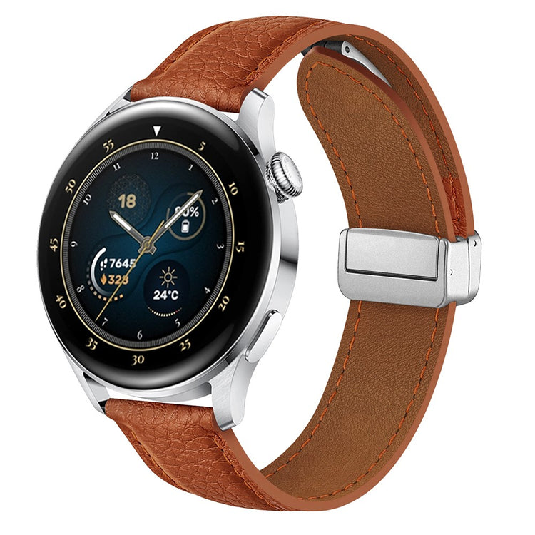 Incredibly Pleasant Smartwatch Pu Leather Universel Strap - Brown#serie_5