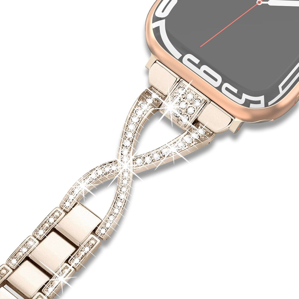 Incredibly Cool Apple Smartwatch Rhinestone Universel Strap - White#serie_4