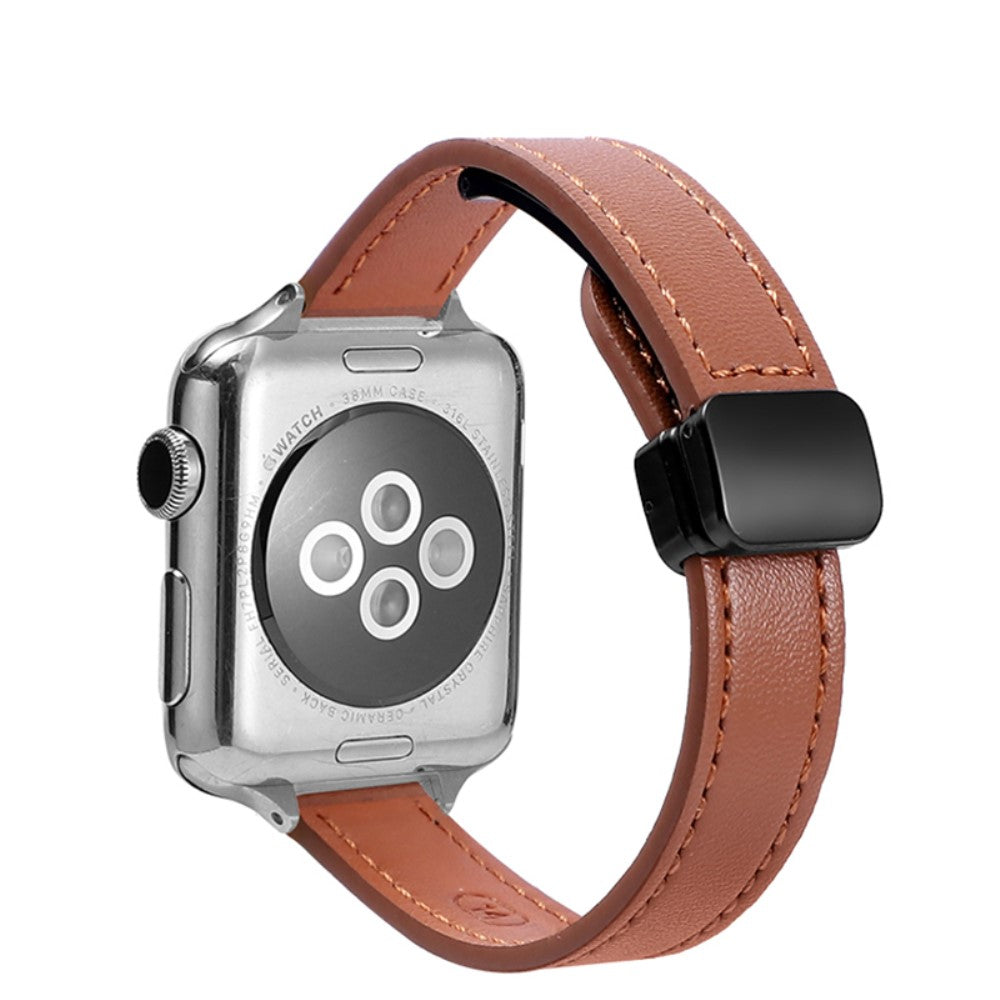 Classic Apple Smartwatch Pu Leather Universel Strap - Brown#serie_3