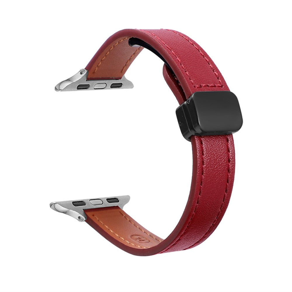 Strong Apple Smartwatch Pu Leather Universel Strap - Red#serie_5