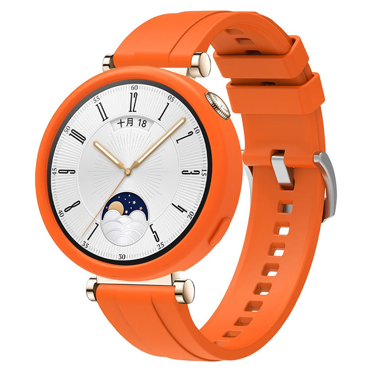 Absolutely Agreeable Huawei Watch GT 4 41mm Silicone Strap - Orange#serie_3