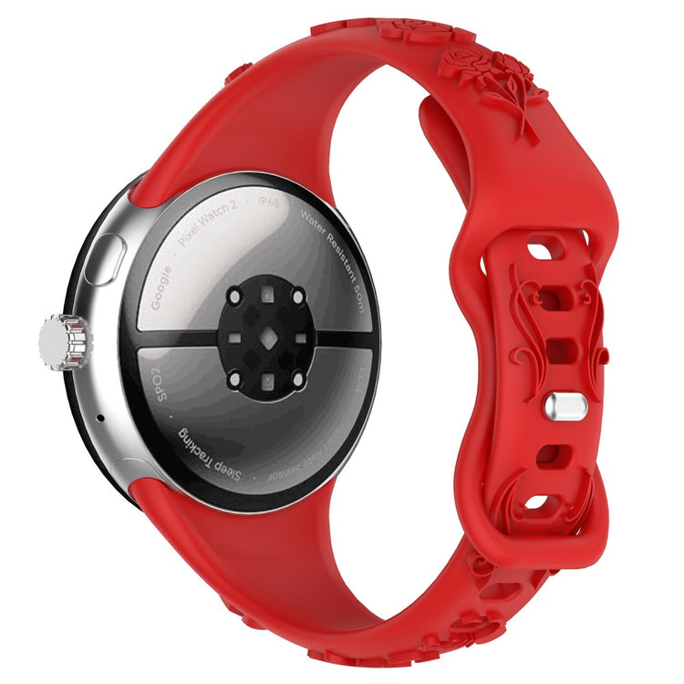 Google Pixel Watch / Google Pixel Watch 2 Silicone Universel Strap - Red#serie_6