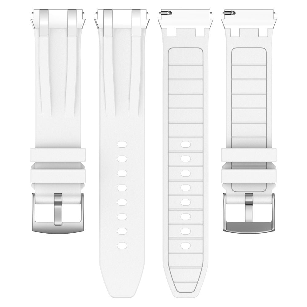 Garmin / Samsung 20mm Universal Smartwatch Strap Silicone Replacement Wrist Band - White#serie_2