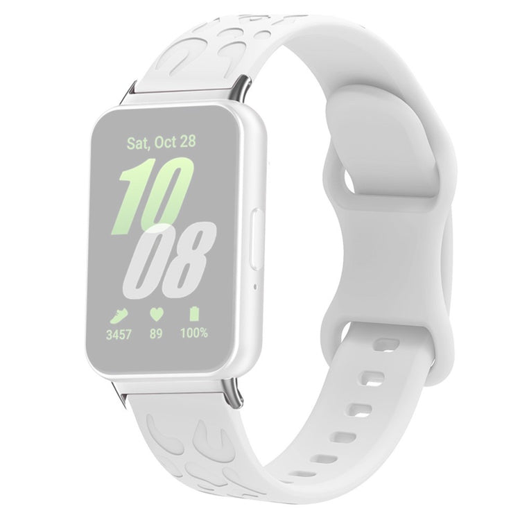 Remarkably Lovely Samsung Galaxy Fit Silicone Strap - White#serie_2