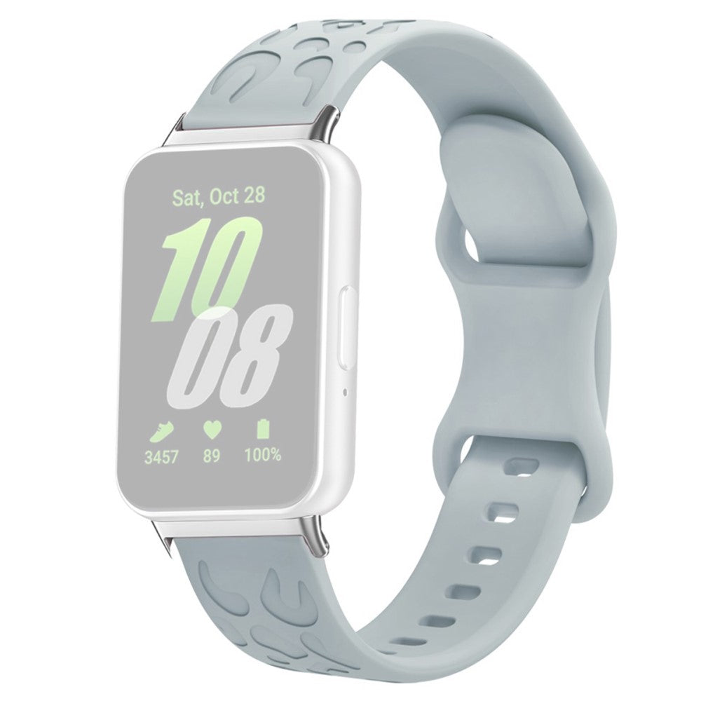 Remarkably Lovely Samsung Galaxy Fit Silicone Strap - Silver#serie_14