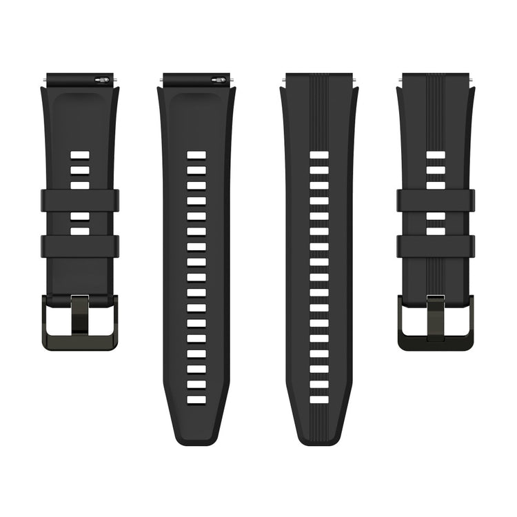 Superb Honor Watch GS 4 / Honor Watch Series Silicone Strap - Black#serie_1