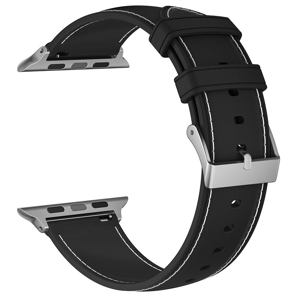 Really Durable Apple Smartwatch Silicone Universel Strap - Black#serie_1