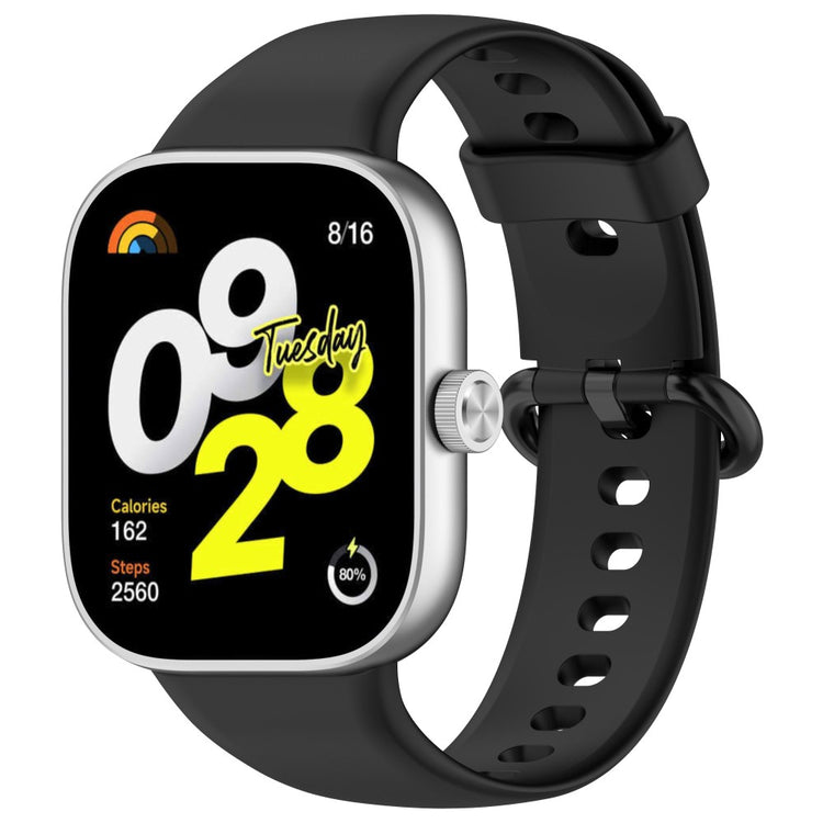 Absolutely Good Xiaomi Redmi Watch 4 Silicone Strap - Black#serie_1