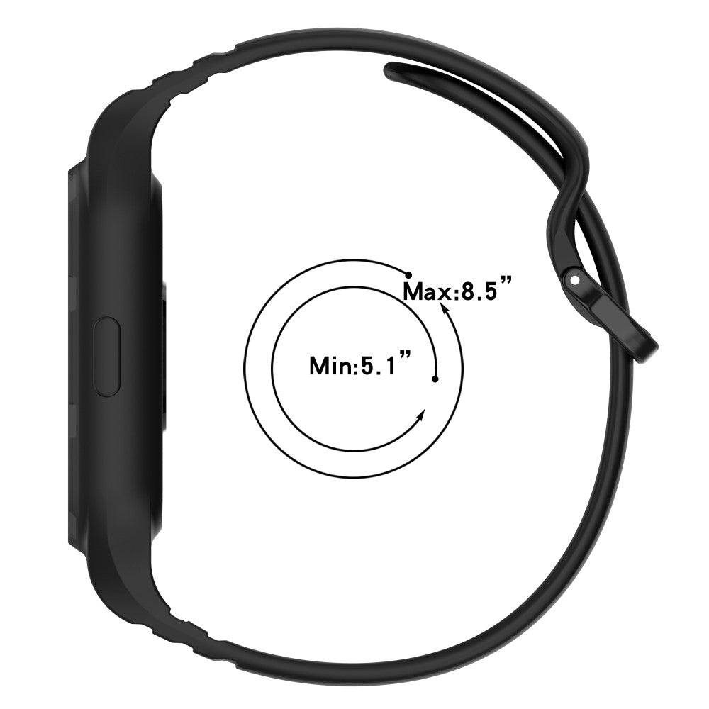 Xiaomi Smart Band 8 Pro Easily Adjustable Watch Strap Flexible Silicone Wrist Band - Grey#serie_6