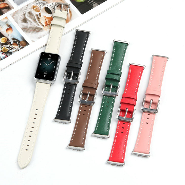 Remarkably Delightful Honor Band 9 Genuine Leather Strap - Green#serie_1