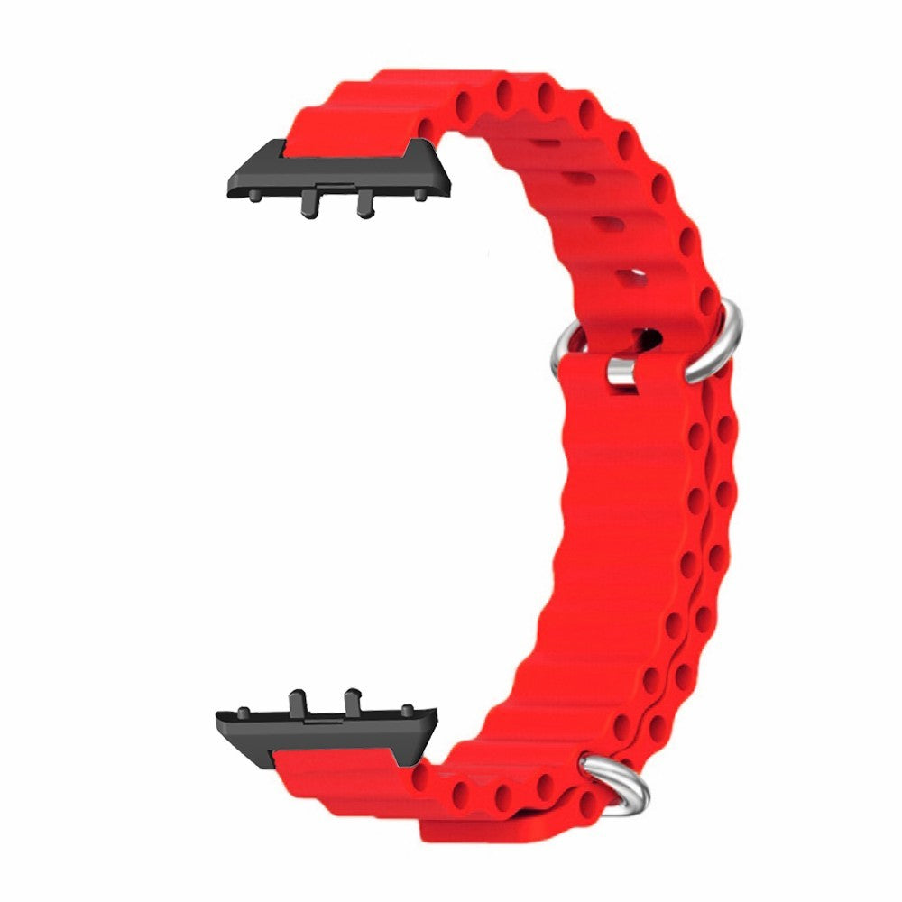 Super Fashionable Samsung Galaxy Fit 3 Silicone Strap - Red#serie_5