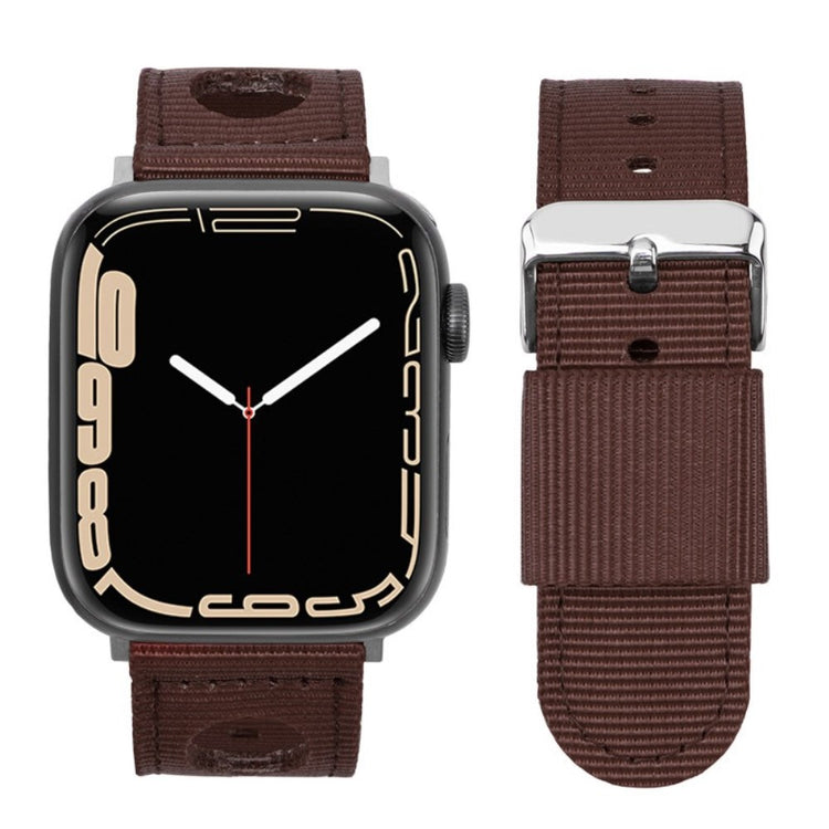 Super Cool Apple Smartwatch Nylon Universel Strap - Brown#serie_2