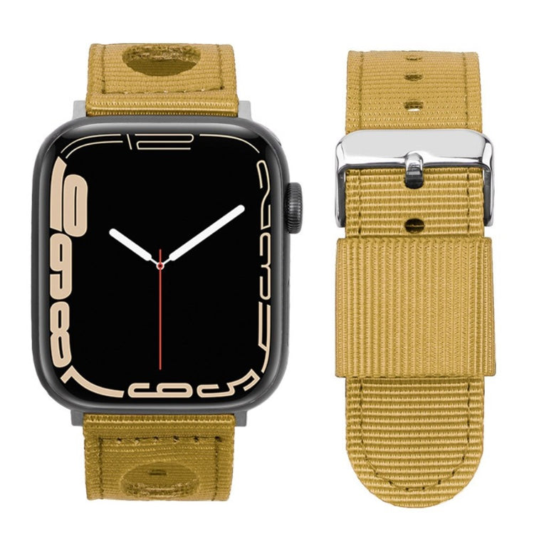 Super Cool Apple Smartwatch Nylon Universel Strap - Gold#serie_6