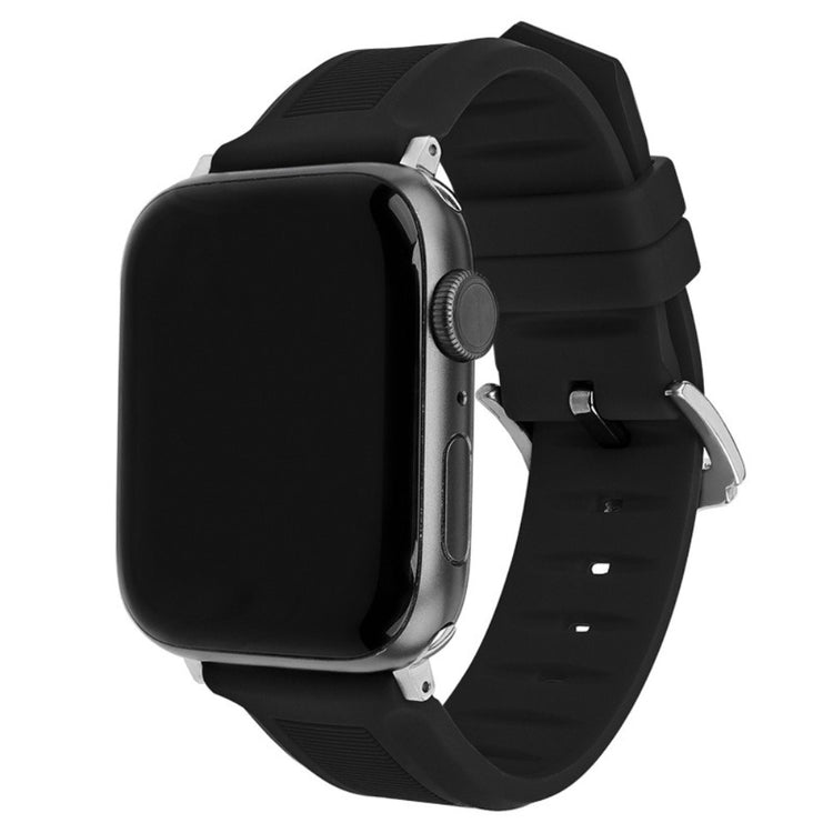 Timeless Apple Smartwatch Silicone Universel Strap - Black#serie_1