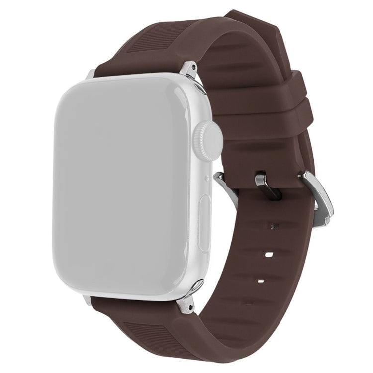 Timeless Apple Smartwatch Silicone Universel Strap - Brown#serie_4