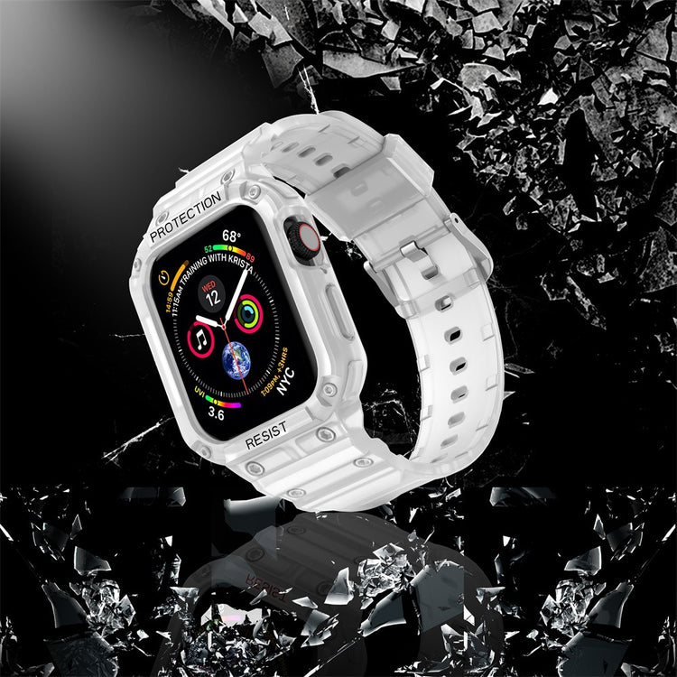 Mega Delightful Apple Smartwatch Silicone Universel Strap - Transparent#serie_9