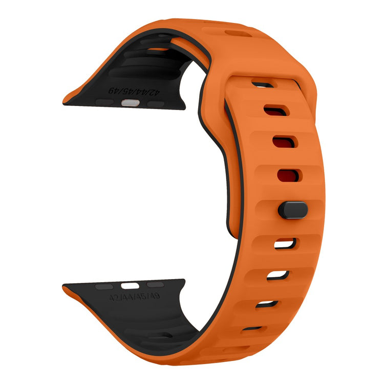 Tough Apple Smartwatch Silicone Universel Strap - Orange#serie_1