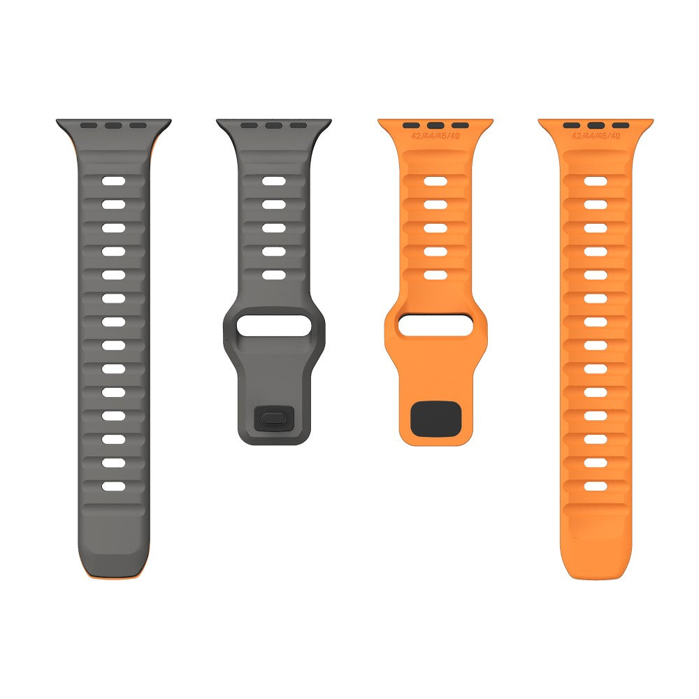 Tough Apple Smartwatch Silicone Universel Strap - Orange#serie_6