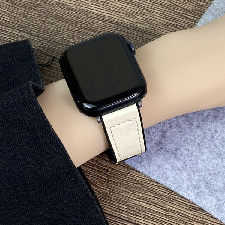 Comfortable Apple Smartwatch Pu Leather Universel Strap - Black#serie_5