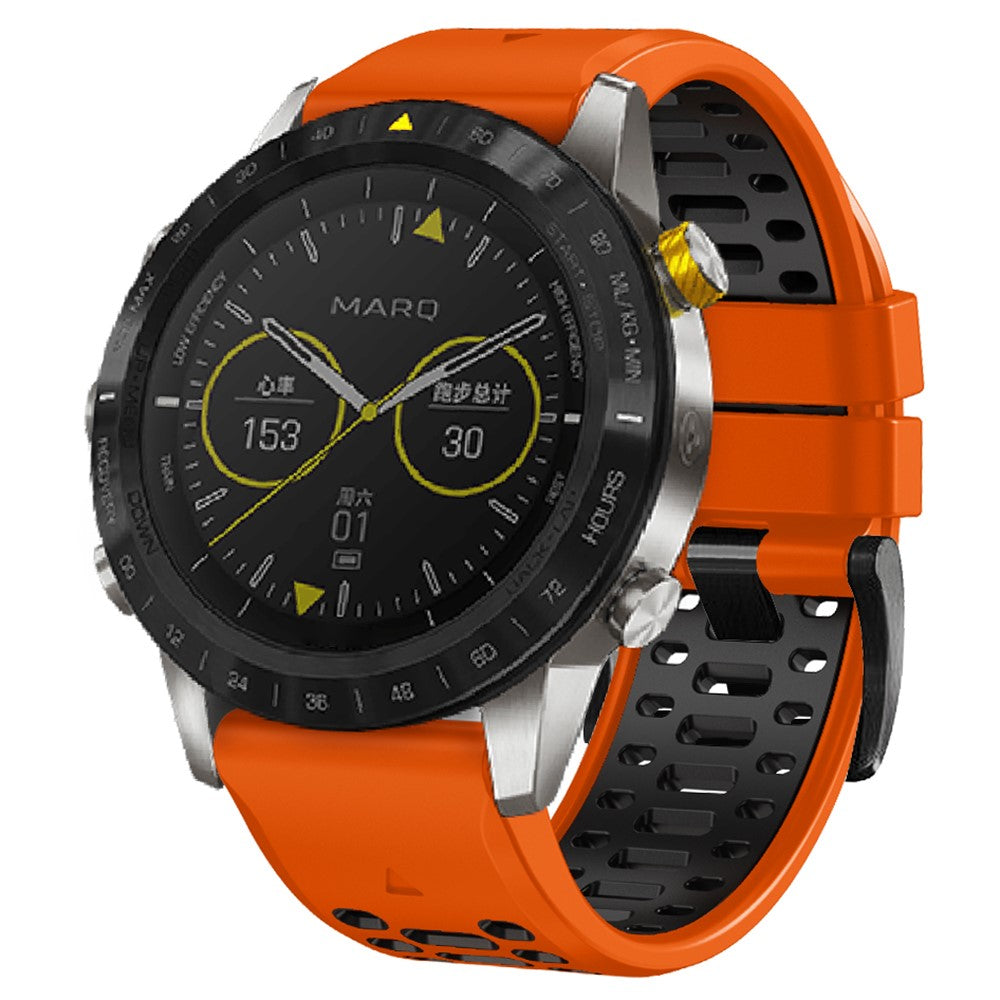 Superb Garmin Smartwatch Silicone Universel Strap - Orange#serie_4