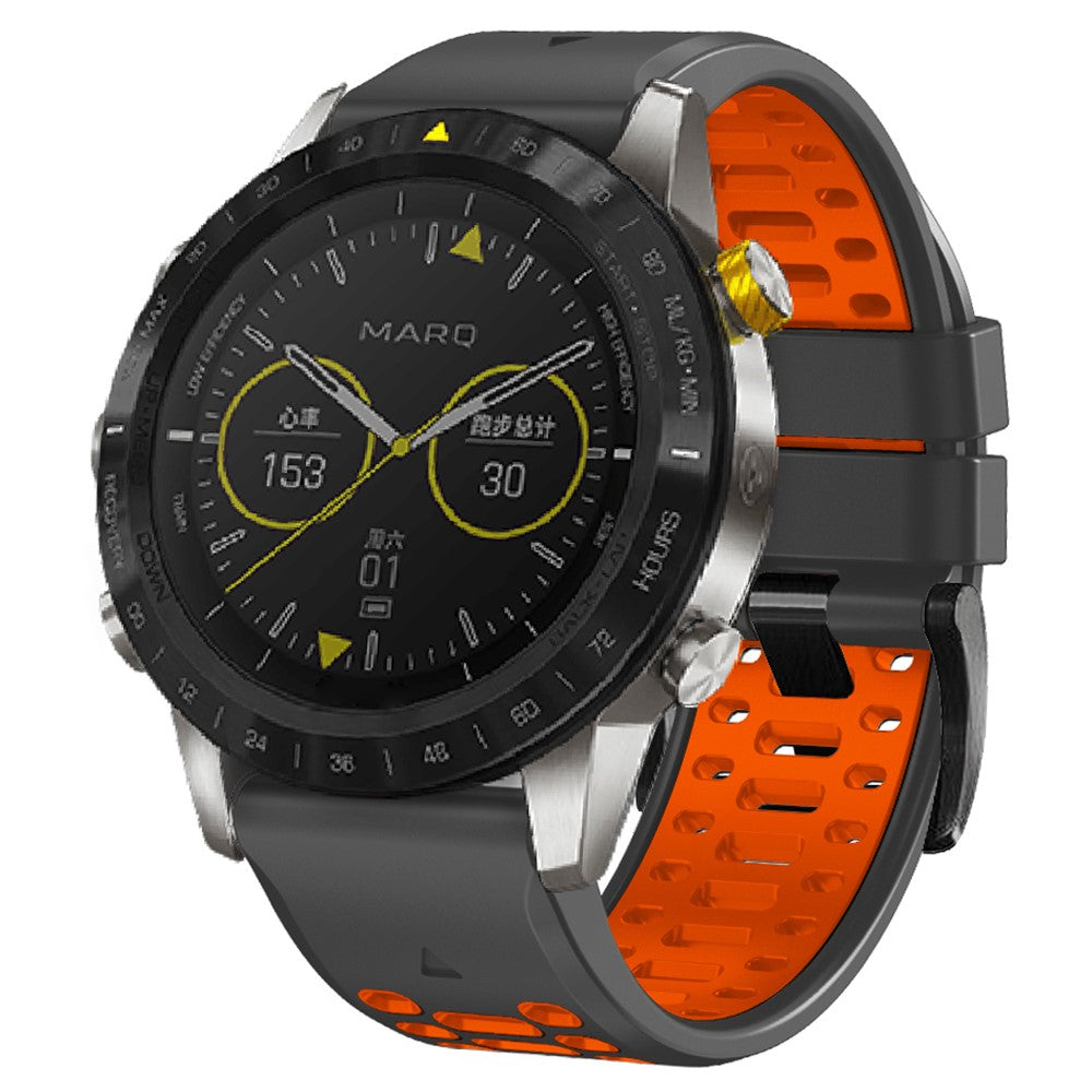 Superb Garmin Smartwatch Silicone Universel Strap - Orange#serie_10