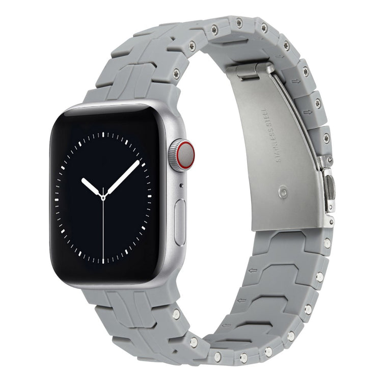 Super Agreeable Apple Smartwatch Silicone Universel Strap - Silver#serie_2