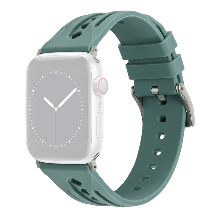 Durable Apple Smartwatch Silicone Universel Strap - Green#serie_5