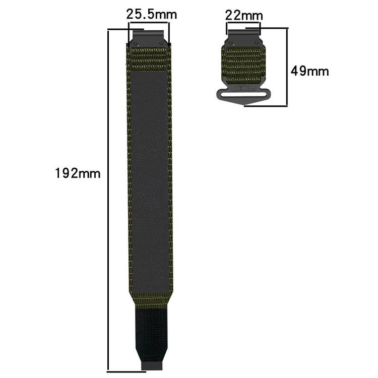 Mega Reliable Garmin Smartwatch Nylon Universel Strap - Green#serie_4