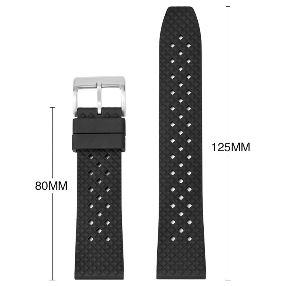 Mega Strong Smartwatch Silicone Universel Strap - Black#serie_1