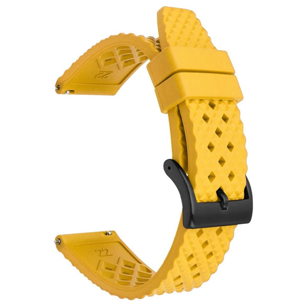 Mega Strong Smartwatch Silicone Universel Strap - Yellow#serie_12