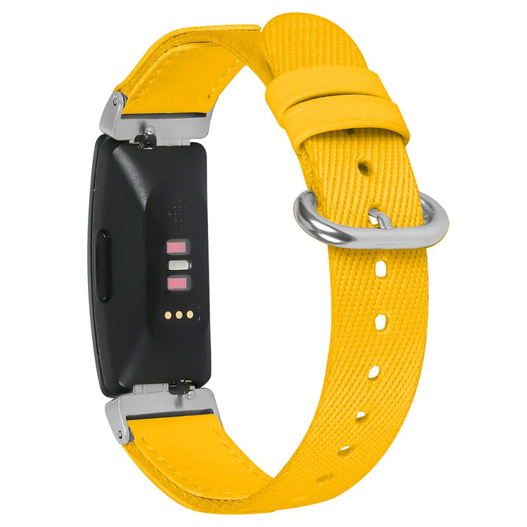 Fitbit Inspire / Inspire HR Adjustable Nylon Braided Watch Strap Replacement Wrist band  - Yellow#serie_2