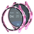 Mega Stijlvol Samsung Galaxy Watch 7 44mm Hoesje met Schermbeschermer in Glas en Strass